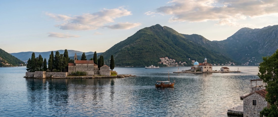 The bay of Kotor, Montenegro